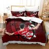 Football Bedding Set Boys Duvet Cover Ball-game Star Quilt Cover Room Gorgeous Competitive Sports Bedding Queen Duvet Cover Set