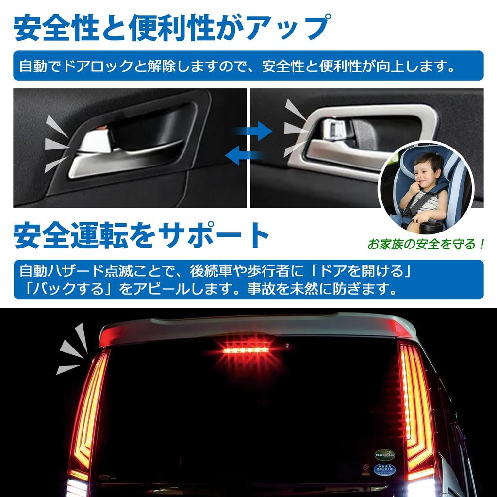 SUNVIC Noah Voxy 90 Series Car Speed Door Lock, Toyota Sienta 10 Series Automatic