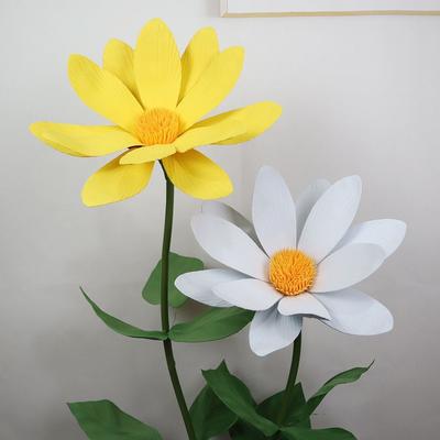 New 45cm Artificial Daisy EVA DIY Fake Flowers Giant Simulation Daisy Photo Props