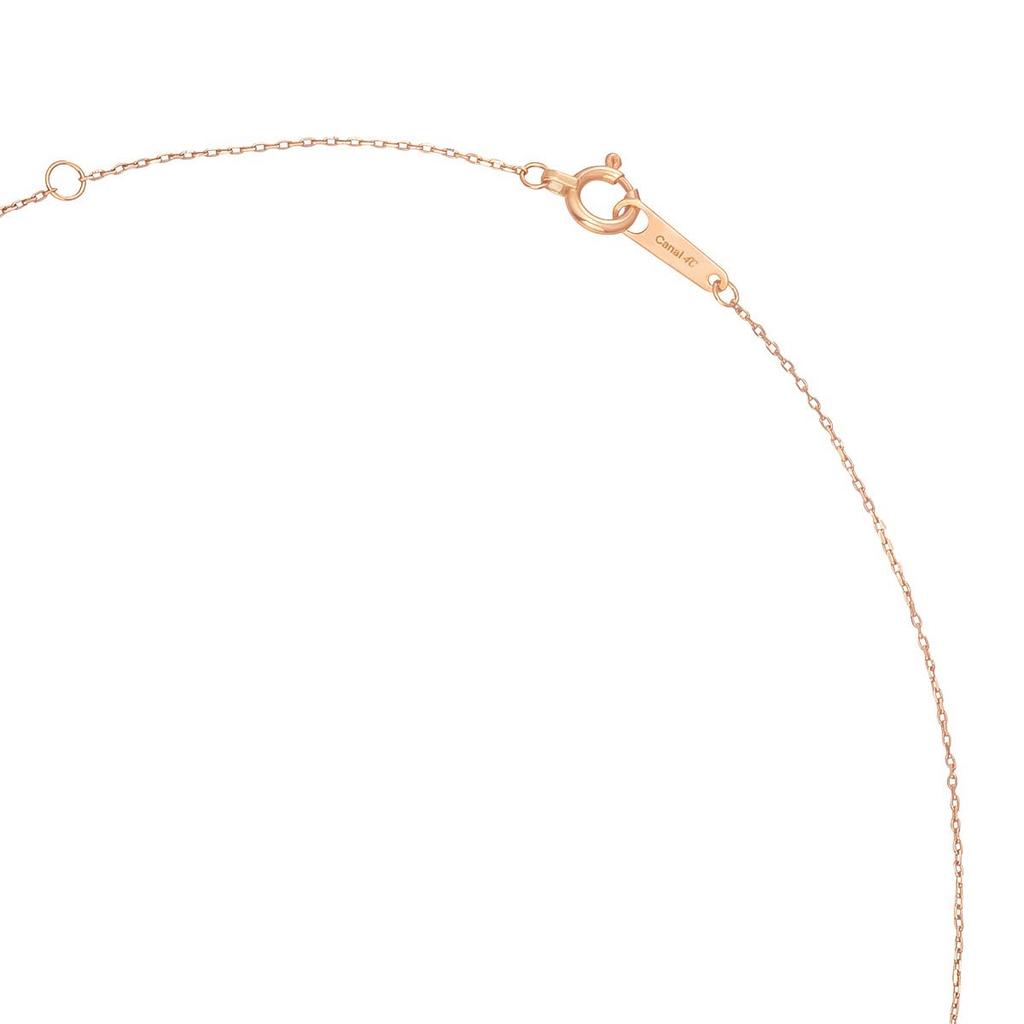 Canal 4C June Birthstone 10K Pink Gold Necklace 152426623101
