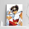 Klassische Anime Saint Seiya Poster Drucke Japan Cartoon Jungfrau Goldener Ritter Leinwandbild Wandkunst Bild Wohnzimmer Heimdekoration