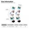 Karled Funny Stockings Design Retro Socks Autumn Anti Skid Socks Men's Skateboard Medium Soft Socks