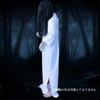 TUISKU Ghost Costume, Cosplay Costume, Halloween, Haunted House, Adult Wig and Robe Set (L)