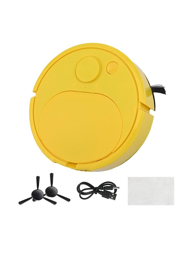 

Робот-пылесос двойного назначения для подметания и мытья полов Для шерсти домашних животных yellow