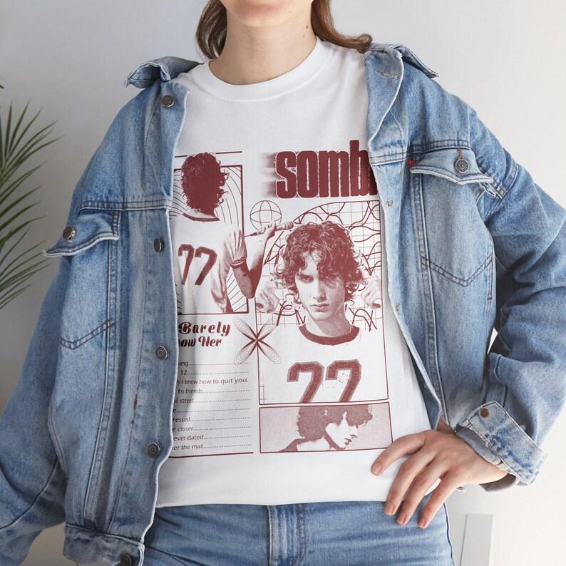 2026 Letní Móda Trendy Tričko Muži Ženy Vintage Top Sombr Tour Hudba Vintage Košile, Dárek pro Ženy a Muže Hip Hop Streetwear Oversized Tričko