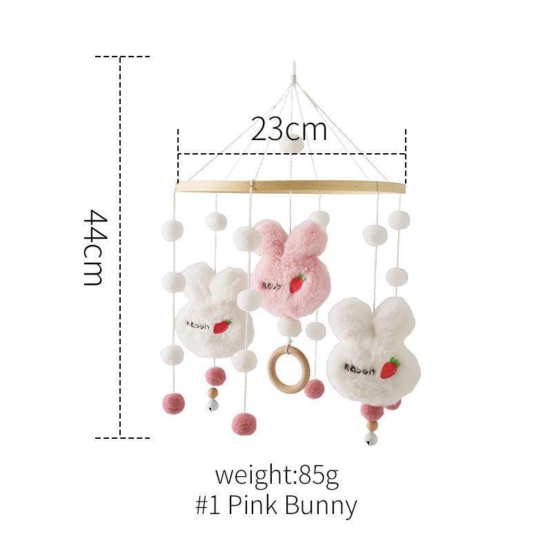 Rotating Crib Mobile: Newborn Baby Sleep Aid & Educational Rattle Toy