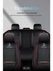 Four-Season Universal Car Seat Cushion - Nappa Leather & Ice Silk, Breathable and Stylish.