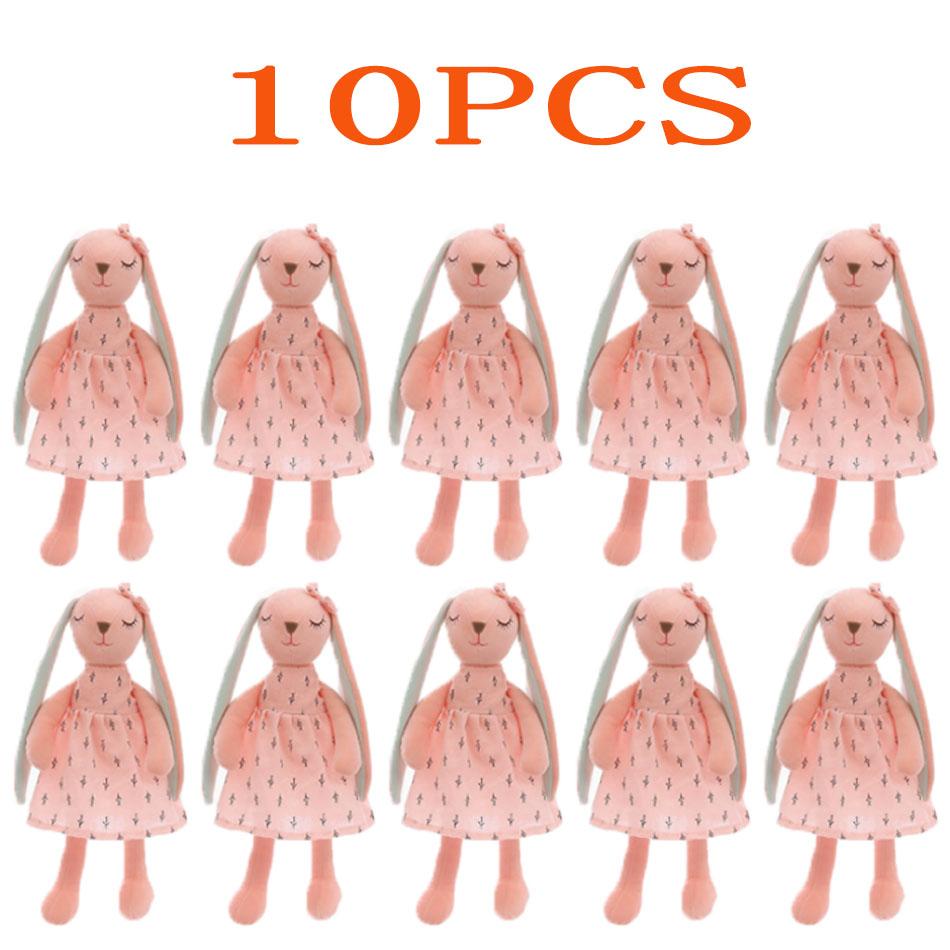 35Cm/14 1/10Pcs Inch Cute Comforting Bunny Plush Toy Sleep Companion Plush Girls Stuffed Animal For Kids Adults Children's Birthday Gift Holiday