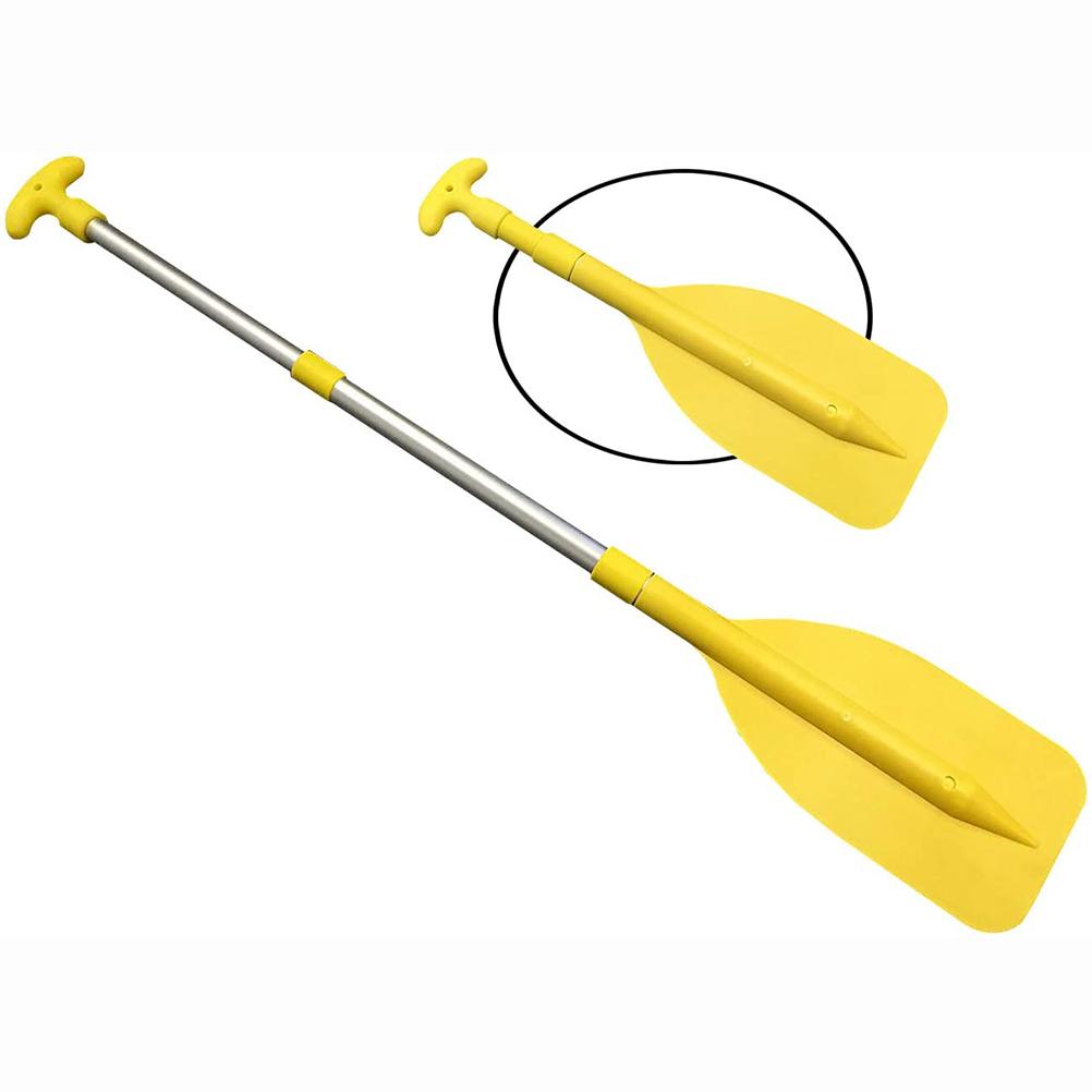Outdoor Water Sports Telescopic Paddle Portable Adjustable Aluminum Alloy Oar Paddle Safety Boat Accessories