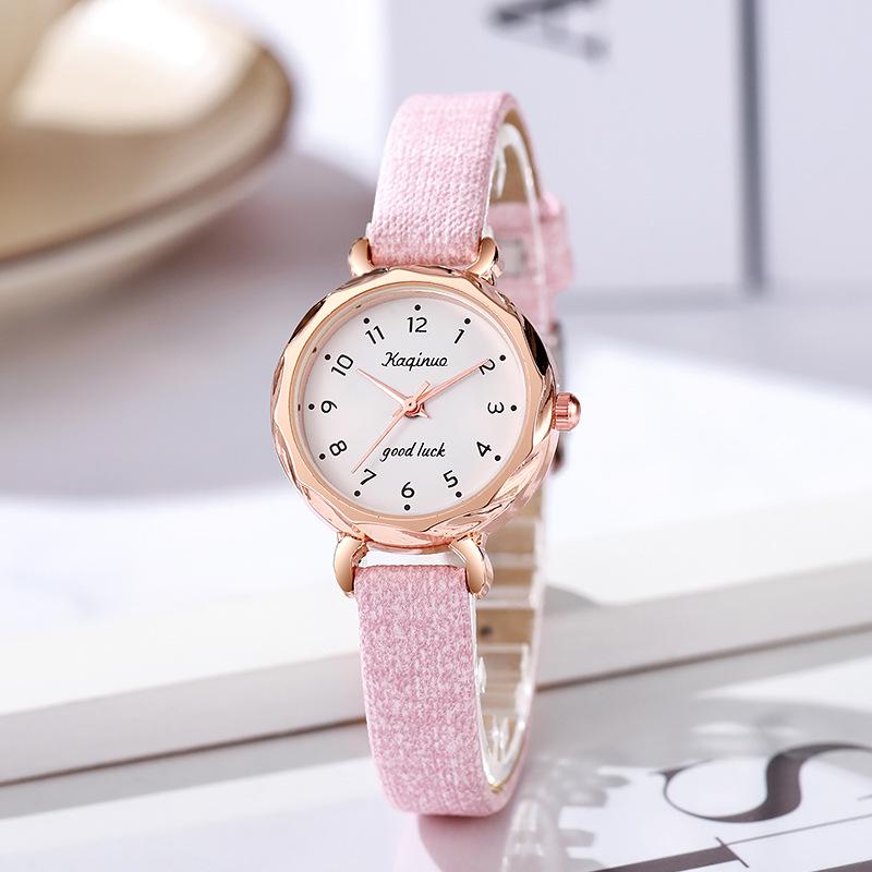 Niche Women's Simple Versatile Quartz Watch with Small Exquisite Dial – Casual Japanese Korean Style