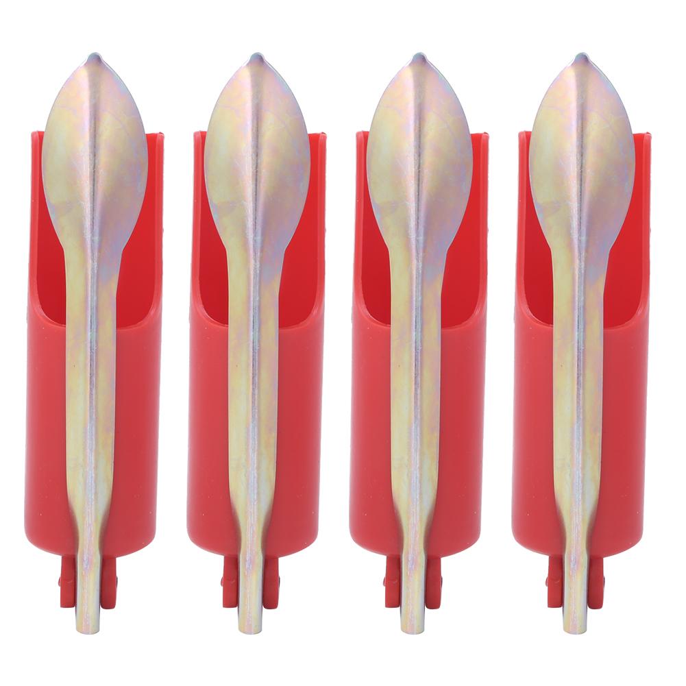 

4 шт. Красный 32 см Складной держатель для удочки, вставляемый в землю, подставка, кронштейн для удилища, рыболовный аксессуар 32x4x3,3x15,5 см