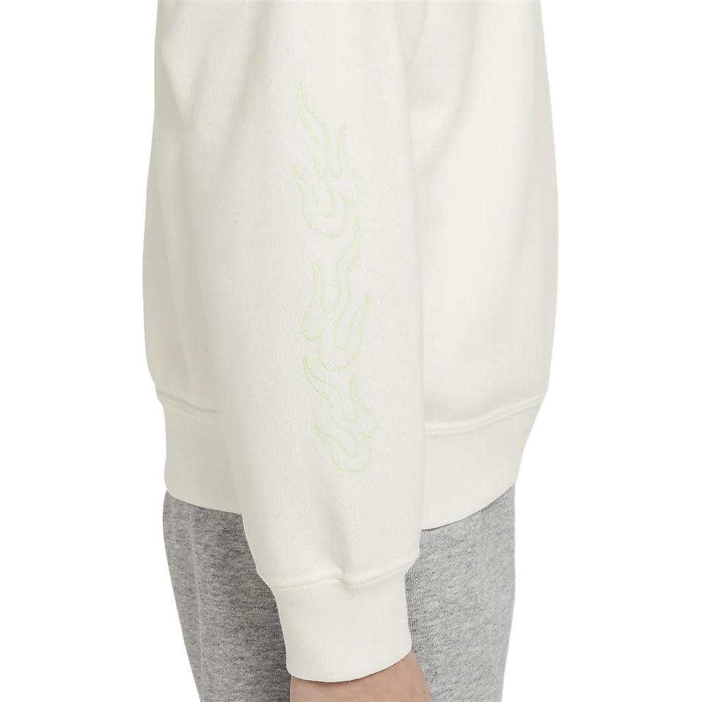 Nike Sportswear Solid Color Crew Neck Casual Long Sleeve Kids tops Sail HF7128-133