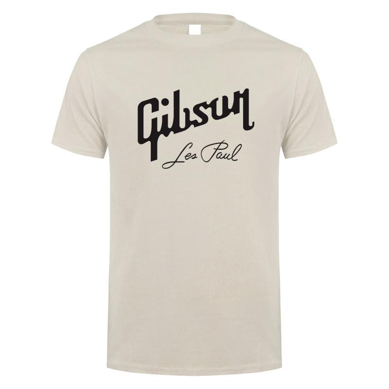 Kytarové tričko Gibson Léto Pánské Krátký rukáv Bavlněná trička Gibson Les Paul Pánské Topy Tričko LH-094 Cyklistický dres