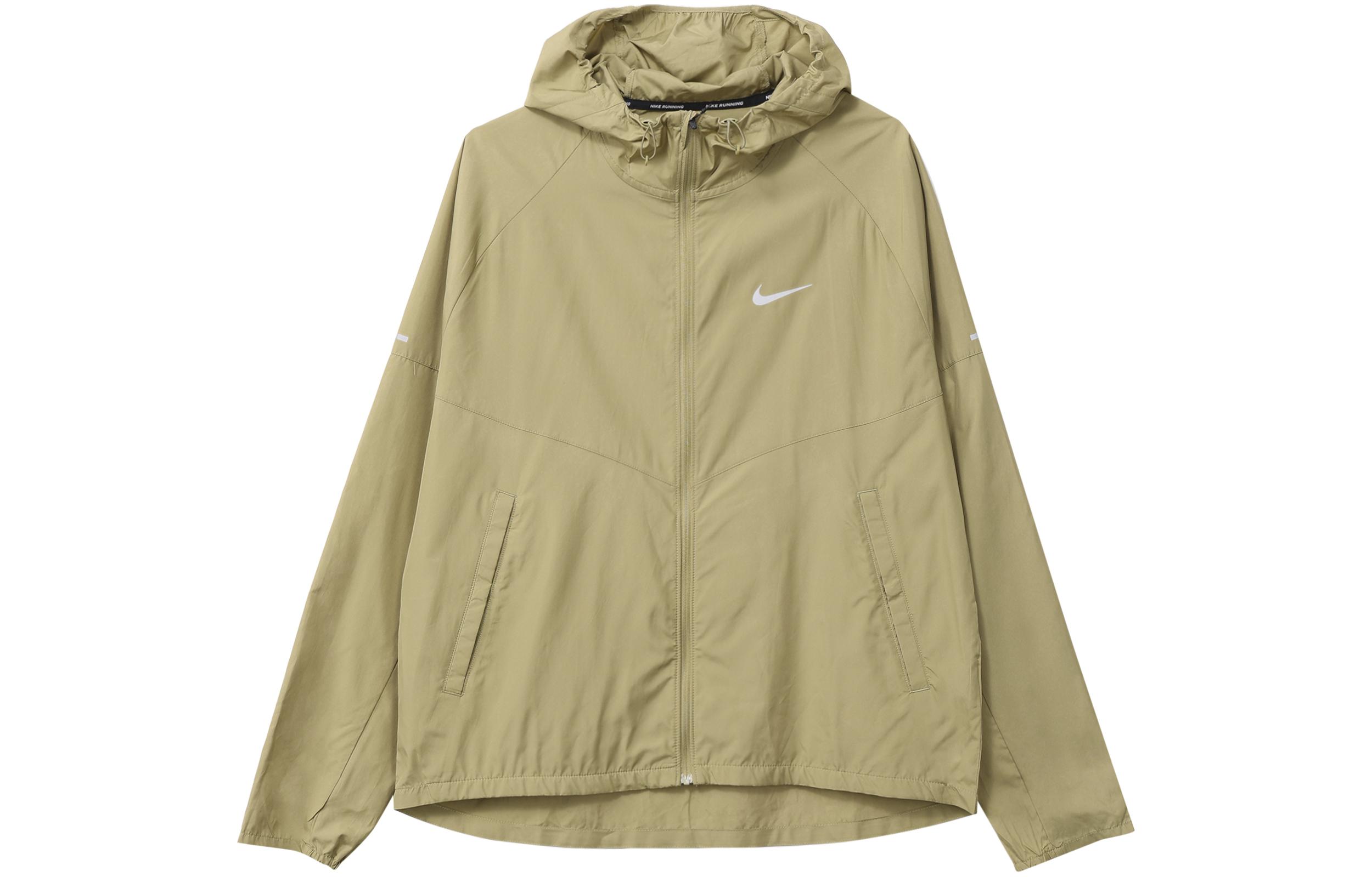 Nike MILER Jackets Men s Khaki Hooded Moderate Other DD4747-276 L