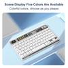 Ultra-Slim Rechargeable Bluetooth Keyboard Multi-Device Stable Connection for iPad iPhone Mac Android Windows-Wireless Keyboard