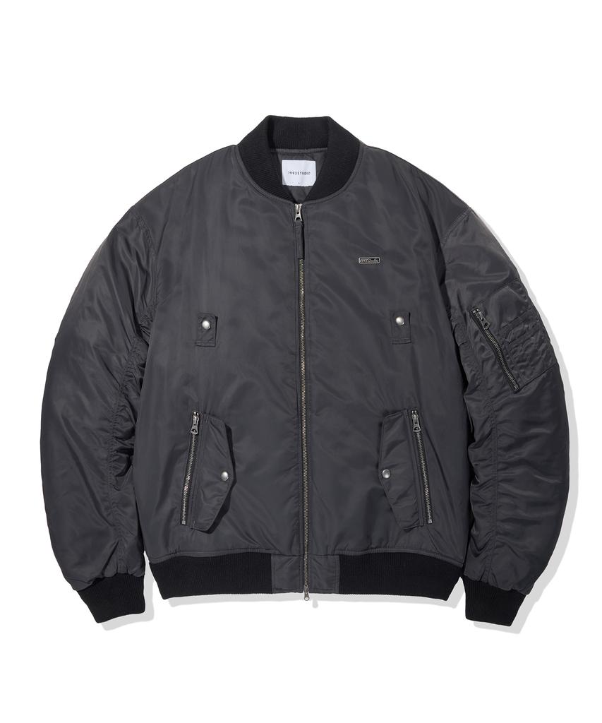 1993Studio 93 Ma-1 Flight Jacket_Charcoal