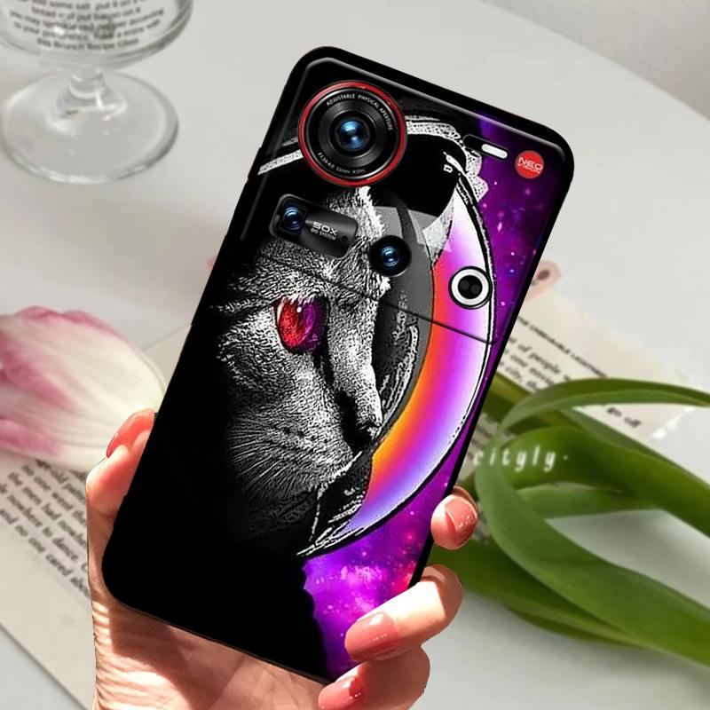 For ZTE Nubia Z70 Ultra 5G Case NX733J Shockproof Soft TPU Silicone Phone Cover For ZTE Nubia Z60S Pro 5G Z50S Pro Bumper Fundas