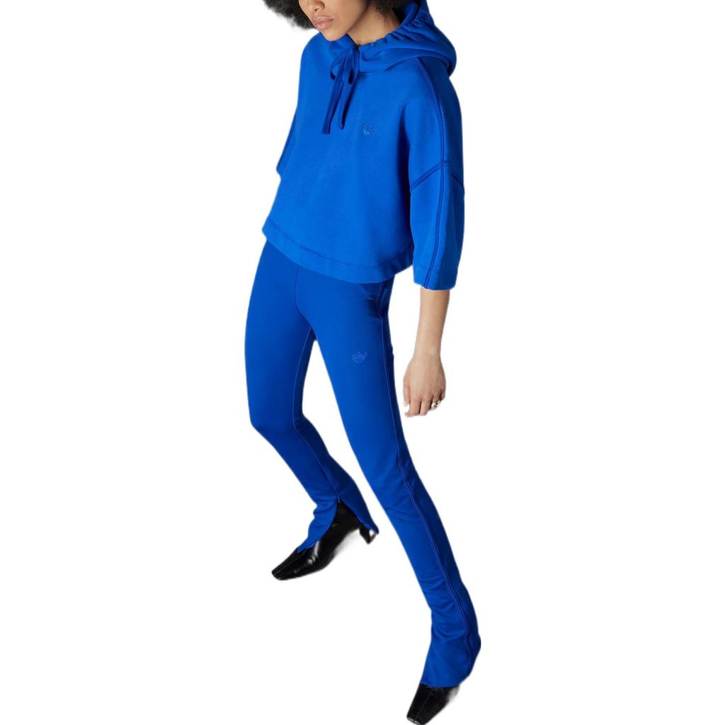 adidas Felpa corta con cappuccio Originals X Versione Blu Felpe da donna HK7235