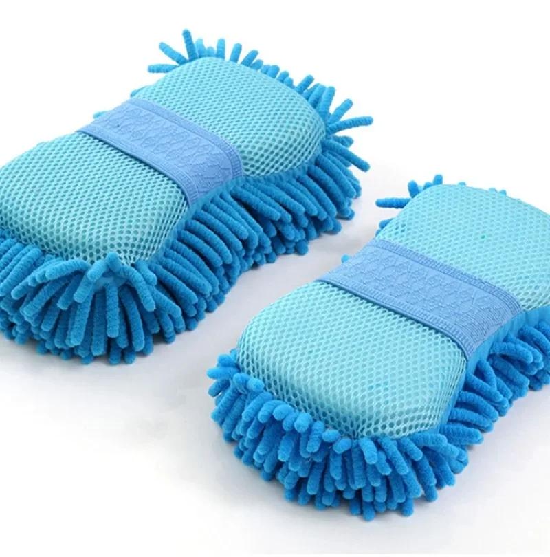 2Pcs Coral Sponge Car Washer Sponge Car Care Detailing Brushes Washing Towel Autocleaning Tool Car Accessories
