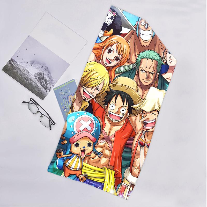 One Piece Fashion Beach Towel: Ideal for Summer Adventures Soft, absorbent and quick drying suitable for swimming and bathing
