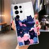 Cartoon Cat Case for Samsung Galaxy S26 S24 S25 Edge S20 Plus Note 20 Ultra 10 S21 S22 FE S23 Ultra Phone Cover