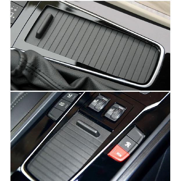 Car Center Console Shutters Cup Holder Cover Slide Roller Blind Storage Box Cover For Dongfeng Peugeot 508 2011-2018 98086959ZE