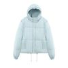 2025 winter new Korean short hooded warm cotton suit for women can take off fashion vests and wear two coats