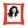 Four Seasons Melody Square Pillowcase Polyester Linen Velvet Pattern Zip Decorative Throw Pillow Case Car Cover Wholesale x