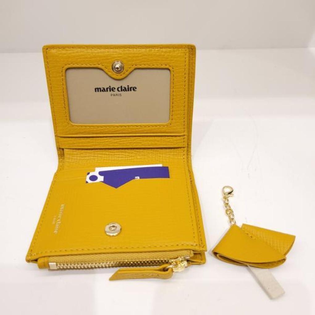 Mari eclaire 10.5 9 100% natural cowhide leather women's wallet