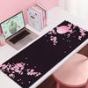 x Mousepad Gamer Office Mat Mouse Pad Gaming Room Accessories Office Desk Mat Cherry Blossom Sakura Pink Art Keyboard Mats