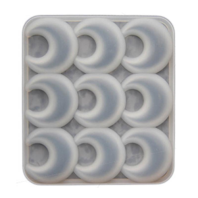 Silikonová forma Měsíc a srpek Přívěsek Forma Unikátní Křišťálová Pryskyřice Výroba Šperků Formy pro Nadšence