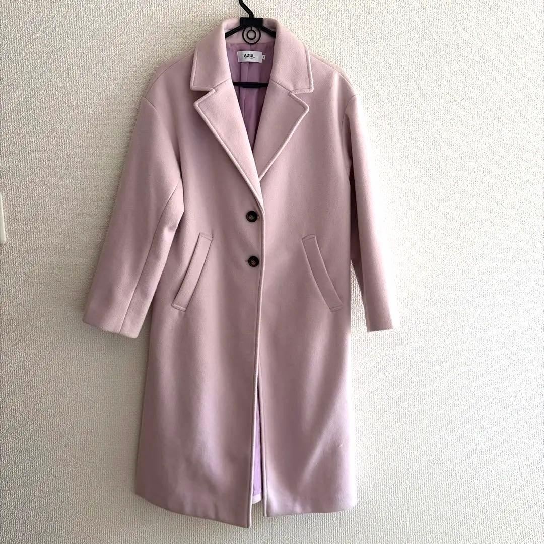 AZUL by MOUSSY Pale pink Chester coat S