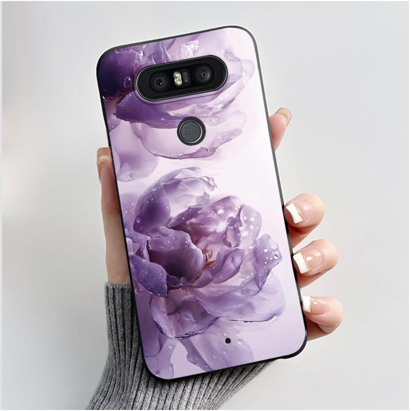 Casing For LG Q8 (2017) Luxury Dragon Cute Cool Boys Girls Black Matte Soft Silicone Phone Case Back Cover Protective TPU Shell