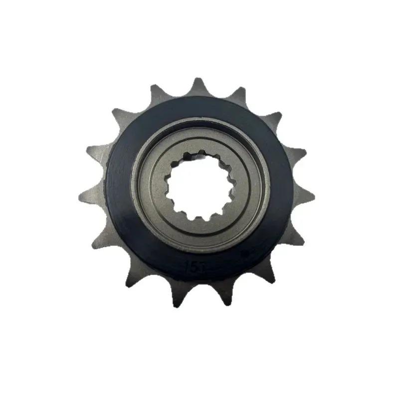 Für CFMOTO 450MT 450mt 450 MT 15Z Leises Langlebiges Motorrad Frontzahnrad Kettenrad Schwungrad Ritzel