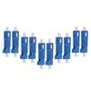 10 Pcs Fiber Optic Adaptor SC Male To LC Female Single Mode Fiber Optic Hybrid Optical Adaptor Converter