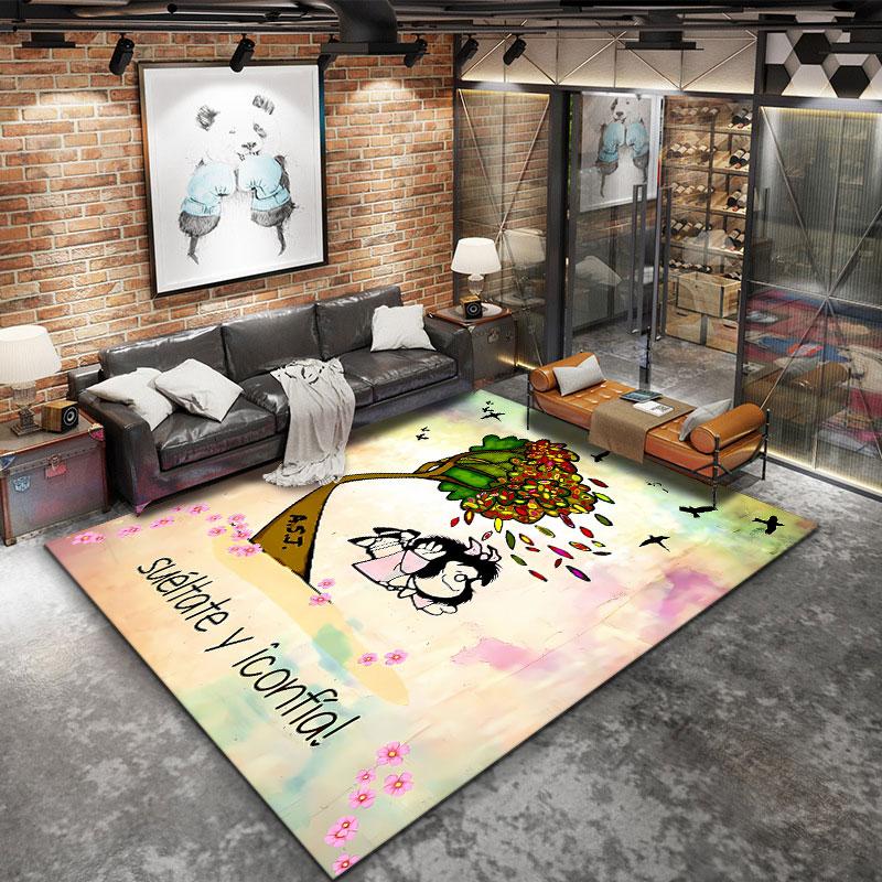 Mafalda Carpet Rug For Living Room Bedroom Home Sofa Decoration Kids Play Nonslip Floor Mat