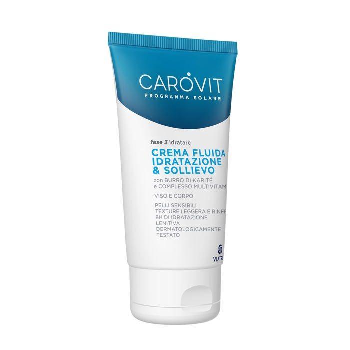 Crème après-soleil - CAROVIT - Prolongateur de bronzage - Hydratation 8h - Peaux sensibles - 150g