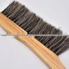 Wooden Handle Bee Brush with Soft Fiber Bristles - Gentle 3-Row Honey Bee Cleaning Tool