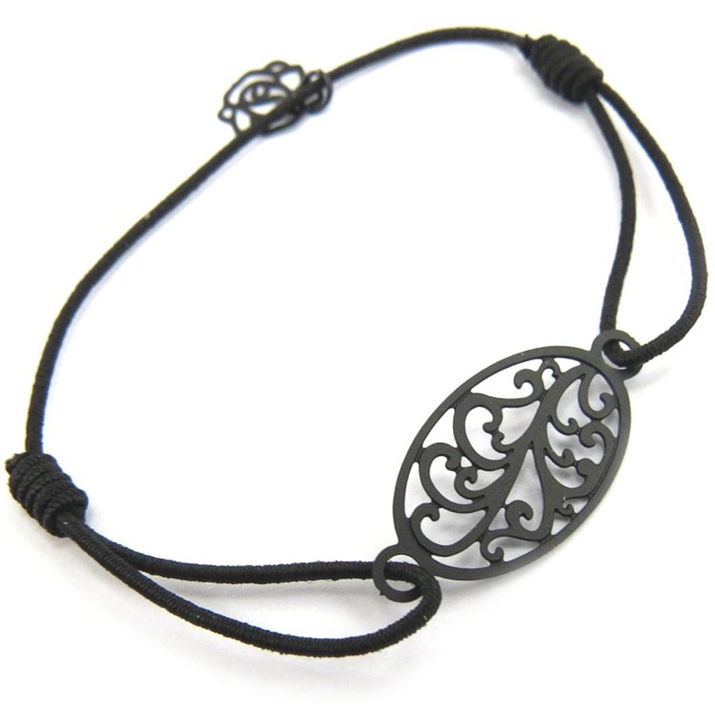 Les Trésors De Lily [L5627] - Fancy Bracelet 'Carmen' Black