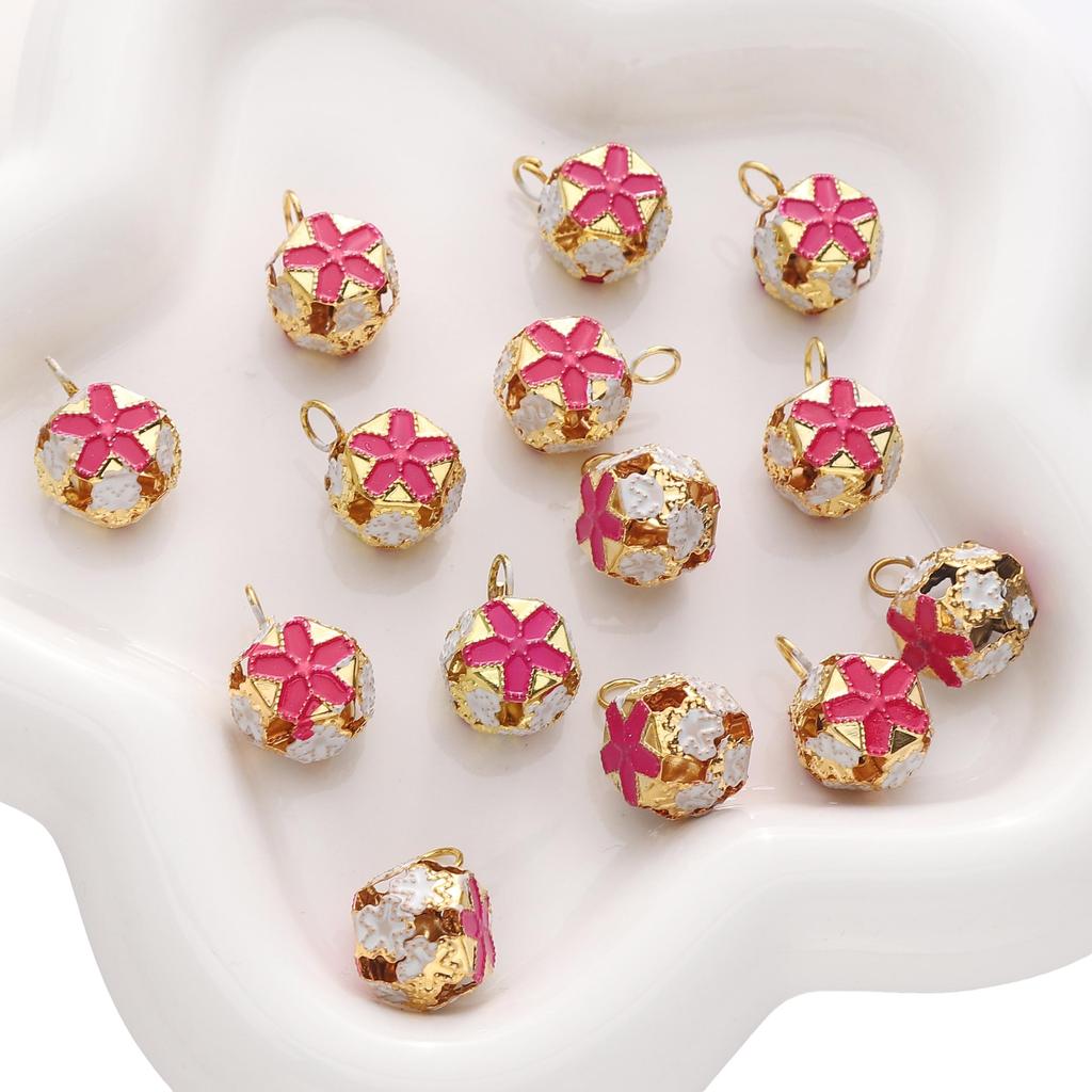 5-50Pcs Iron Colorful Bell For DIY Bracelet Necklace Keychain Accessories