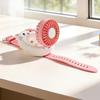 Quiet Operation Wearable Wrist Fan Adjustable Strap Portable Mini Fan  Outdoor Activity