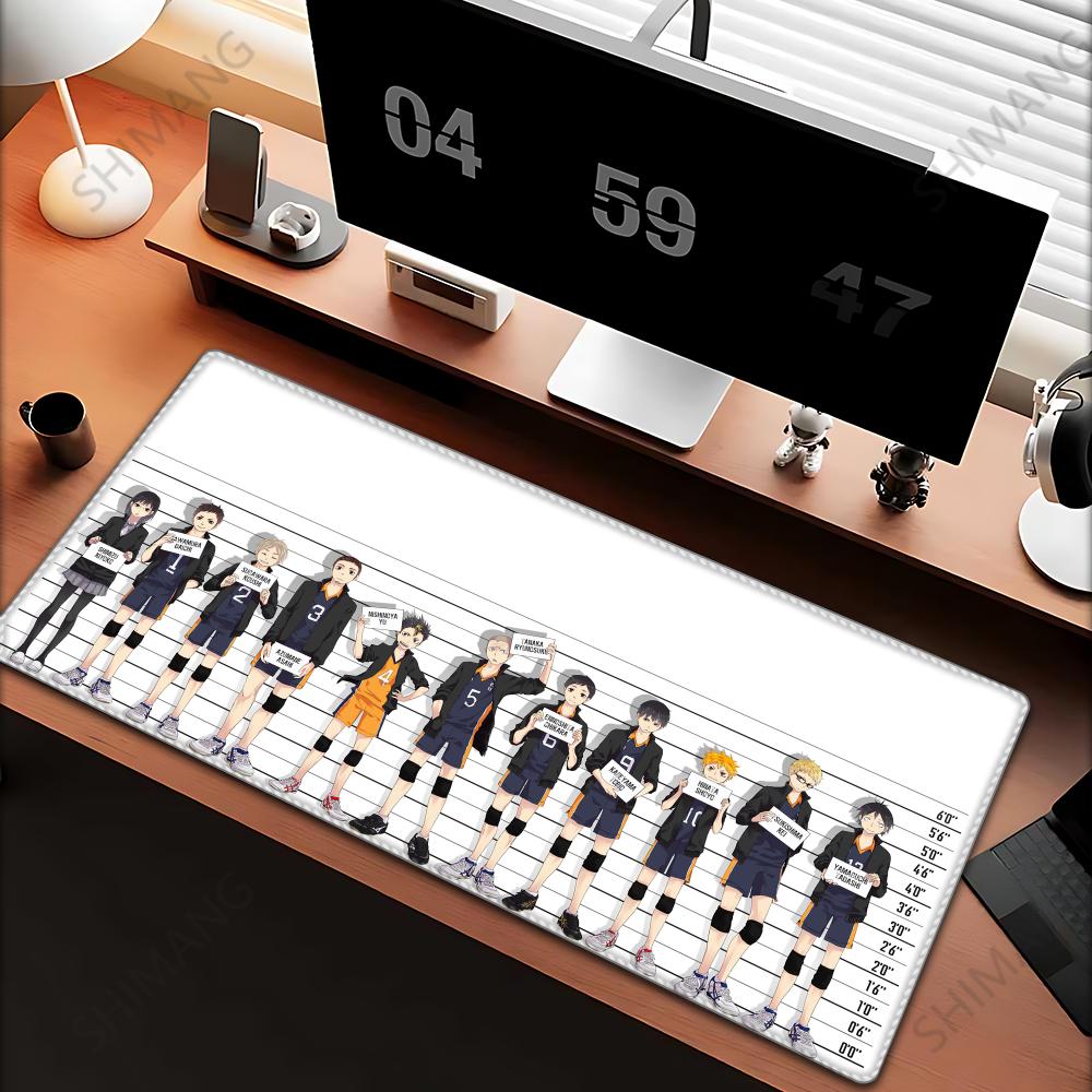 Mouse Pad Anime HD Haikyuu Large Rubber Rugs PC Game Table Mat Laptop Desk Pad XL Nonslip Computer Keyboard Office Desktop Mats