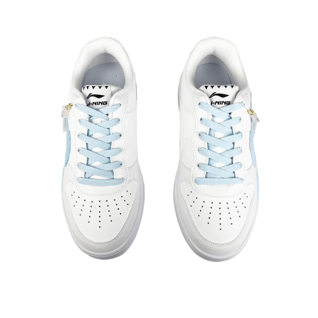 Li Ning Floating Boat Synthetic Leather Slip Resistant, Abrasion Resistant, Breathable Low top Skateboard Shoes Men's AGCS419-1(Team401-)