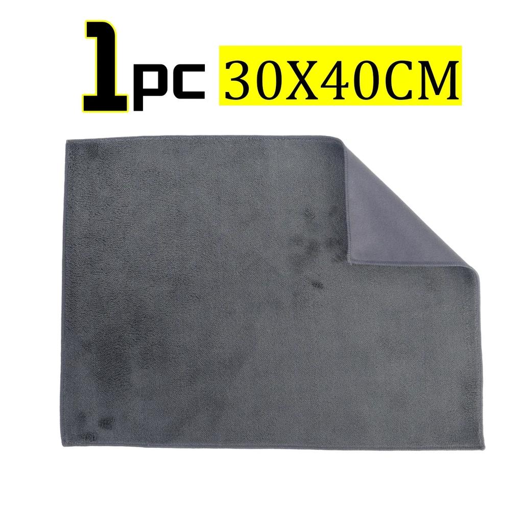 1/2pcs Car Wash Towels Double-sided Soft Super-absorbent Wiping Cloth Multi-function Cleaning Towel Auto Maintenance Accessories