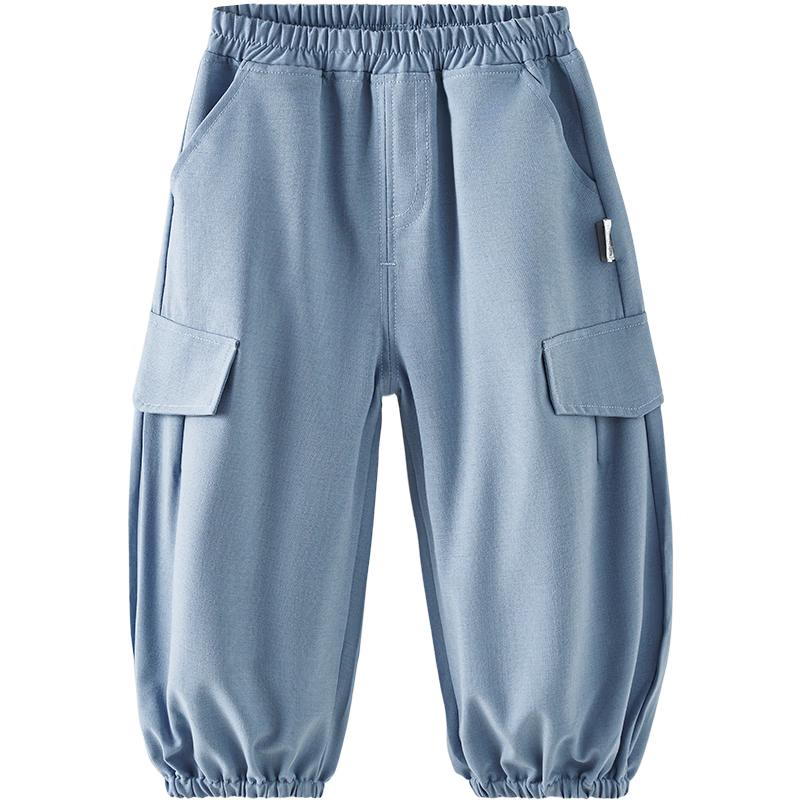 TONGTAI Kids' Spring/Autumn Cuffed Casual Pants