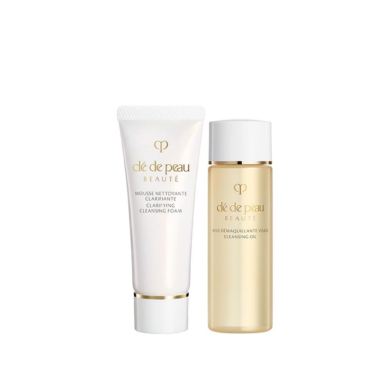 Clé De Peau Beauté (Cpb) Cleansing Oil And Foam Sample Set