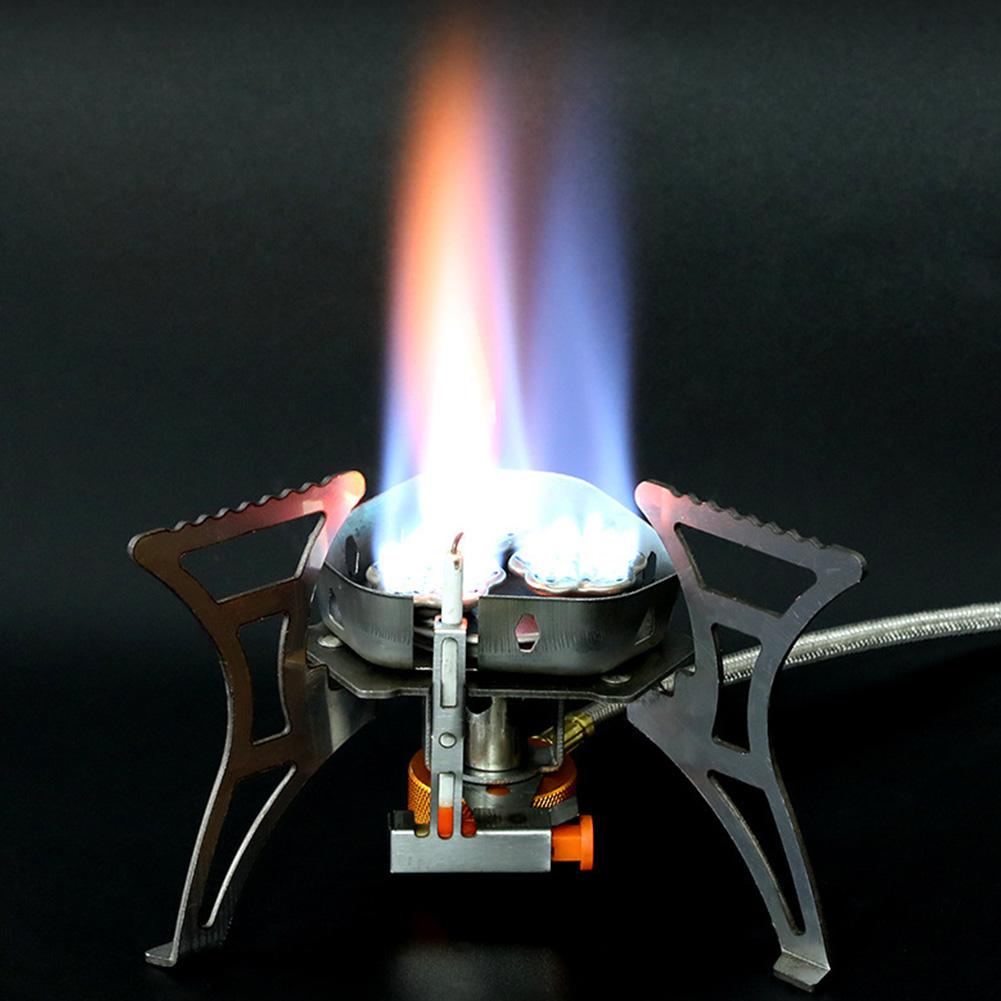 Camping Gas Stove Windproof Portable Gas Stove With Storage Bag Camping Stove For Outdoor Camping Hiking Travelling