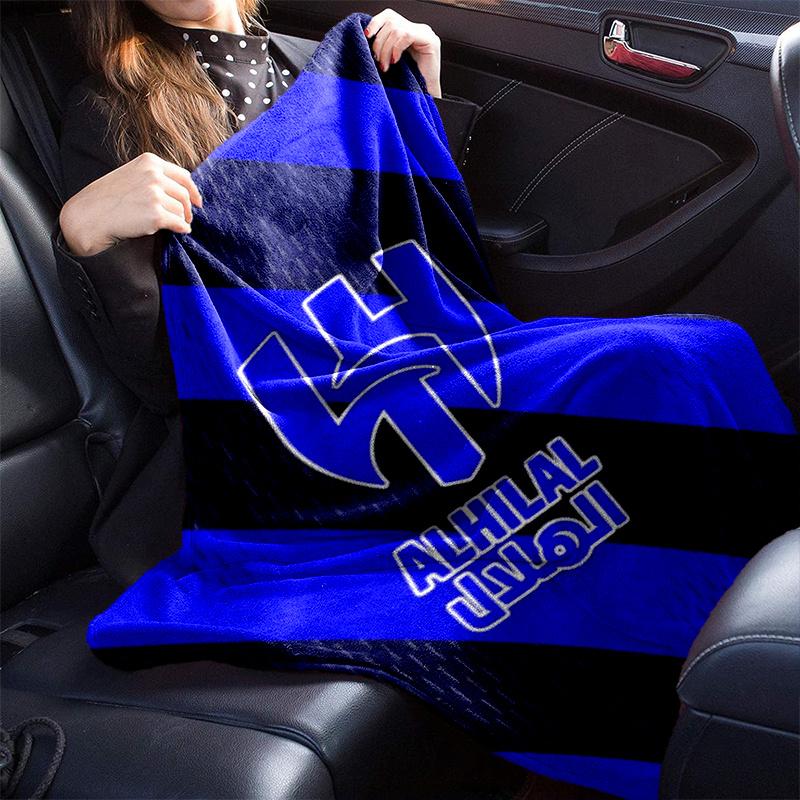 Roshn Saudi League football team Al Hilal SFC Neymar da Silva Santos Júnior blanket Soft four season home bed office travel outdoor warm blanket K3