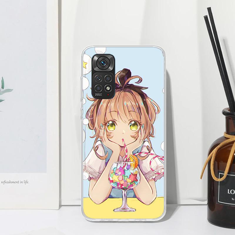 

CardCaptor Sakura Anime Phone Case For Xiaomi Redmi Note 15 13 14S 14 Pro Plus 12S 11S 10S 12 11E 10 11T Art Fundas Back Cover R Redmi Note 13 Pro 5G