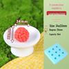 3D Mini Fruit Popsicle Mold - Mango, Peach, Lychee, Strawberry, Cantaloupe, Orange